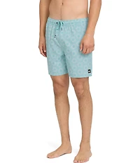 Quiksilver Ocean Mayhem 6#double; inseam Volley Swim Trunks