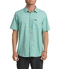 Quiksilver Ocean Mayhem Short Sleeve Poplin Shirt