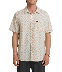 Quiksilver Ocean Mayhem Short Sleeve Poplin Shirt
