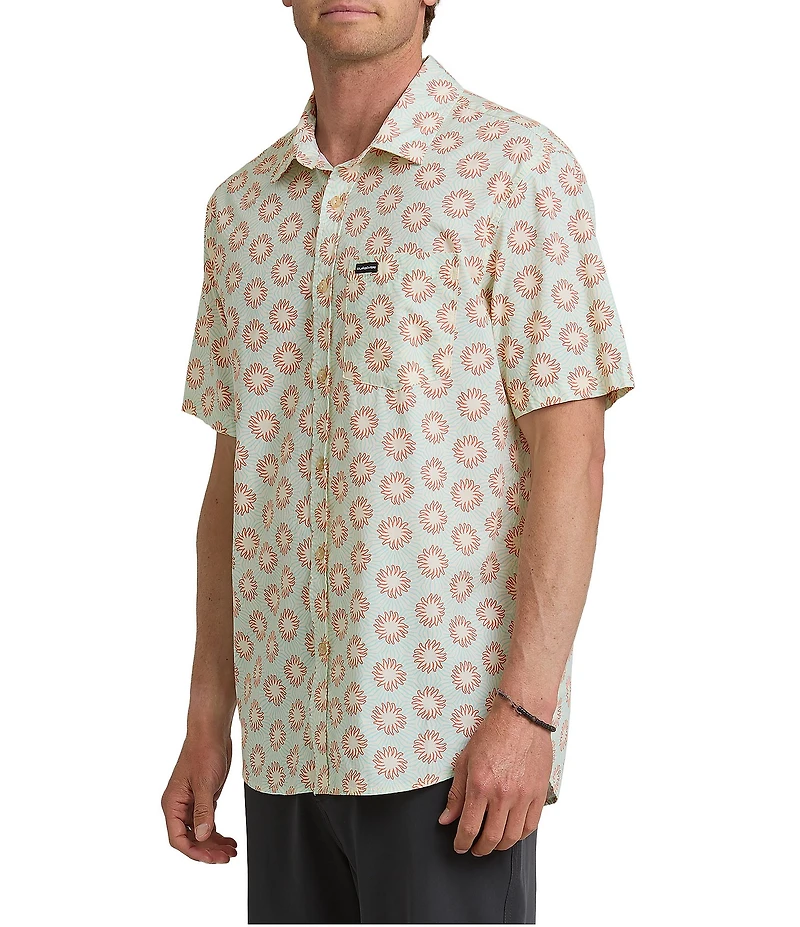 Quiksilver Ocean Mayhem Short Sleeve Poplin Shirt