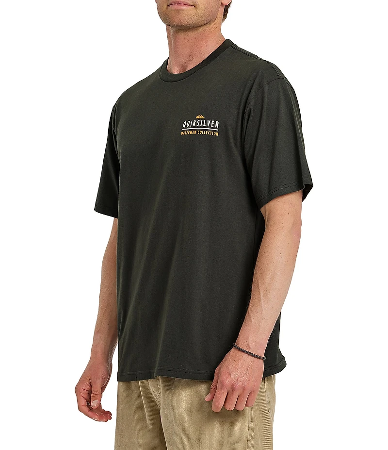 Quiksilver Off The Grid Graphic Sueded Short Sleeve T-Shirt