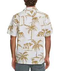 Quiksilver Off The Grid Short Sleeve Woven Button Front Shirt