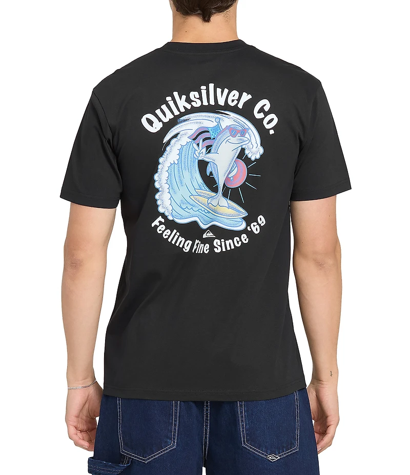 Quiksilver Patriot Dolphin Short Sleeve Graphic T-Shirt