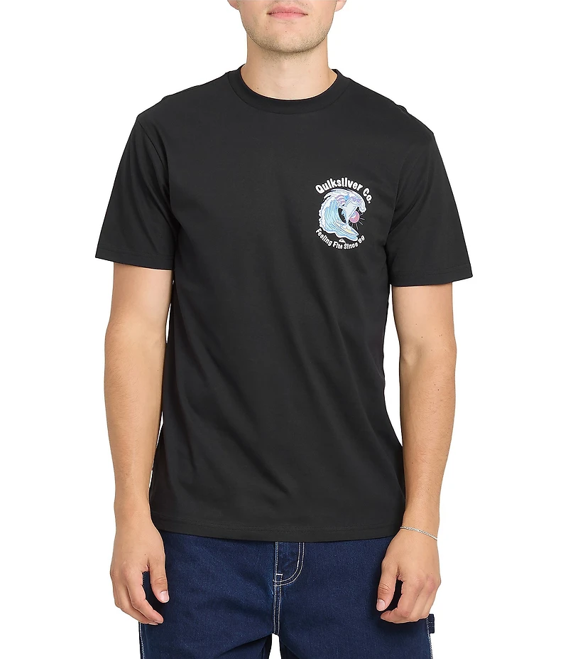Quiksilver Patriot Dolphin Short Sleeve Graphic T-Shirt