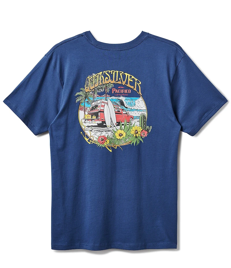 Quiksilver Search For Beauty Graphic Short Sleeve T-Shirt
