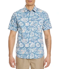 Quiksilver Shades Classic Printed Short-Sleeve Poplin Shirt