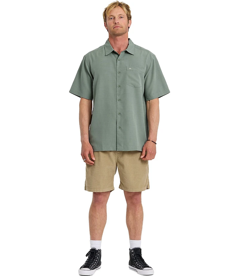 Quiksilver Short Sleeve Waterman Centinela Anti-Wrinkle Shirt