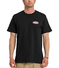 Quiksilver Solar Flares Graphic Crew Neck Short Sleeve T-Shirt