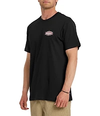 Quiksilver Solar Flares Graphic Crew Neck Short Sleeve T-Shirt