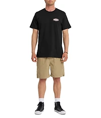 Quiksilver Solar Flares Graphic Crew Neck Short Sleeve T-Shirt