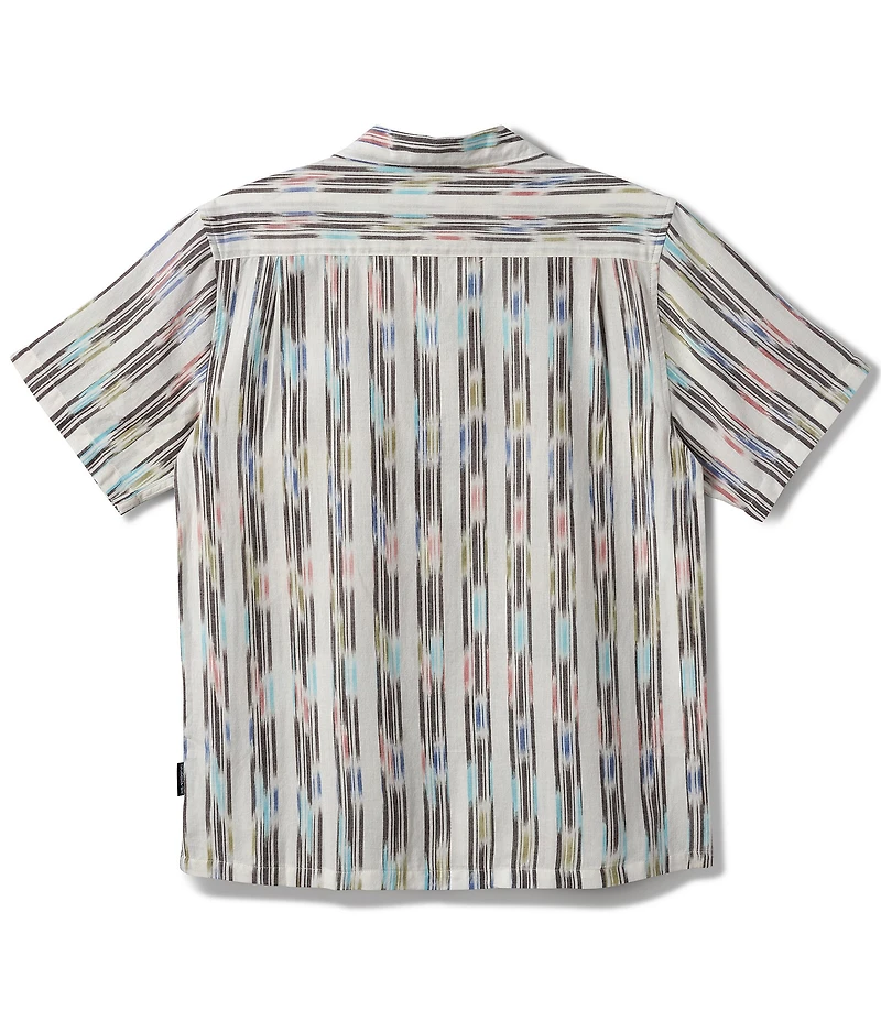 Quiksilver Space Dye Print Casual Short Sleeve Shirt
