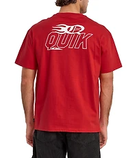 Quiksilver Stacked Mercury Short Sleeve Oversized Heavyweight T-Shirt