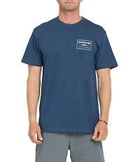 Quiksilver Stamped Logo Short Sleeve T-Shirt