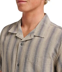 Quiksilver Striped Short Sleeve Oxford Shirt