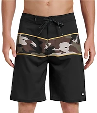 Quiksilver Surfsilk Camo Panel 20#double; Outseam Board Shorts
