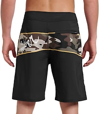 Quiksilver Surfsilk Camo Panel 20#double; Outseam Board Shorts