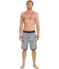 Quiksilver Surfsilk Pacifico Scallop 19#double; Outseam Board Shorts