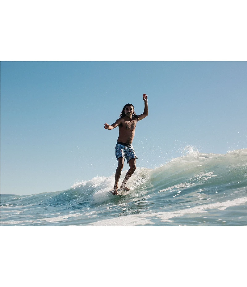 Quiksilver Surfsilk Pacifico Scallop 19#double; Outseam Board Shorts