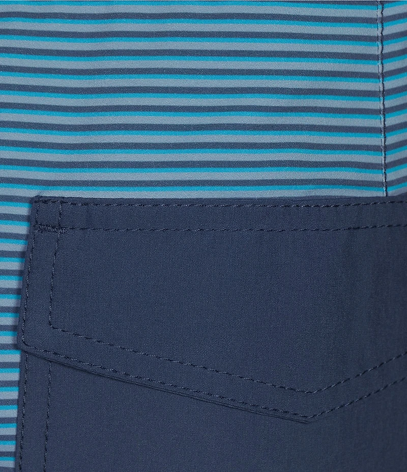 Quiksilver Surfsilk Tijuana 19#double; Outseam Mixed Media Board Shorts