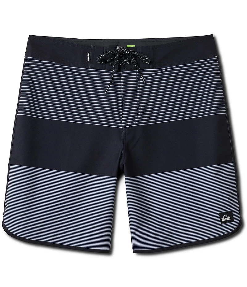 Quiksilver Surfsilk Tijuana 19#double; Outseam Mixed Media Board Shorts