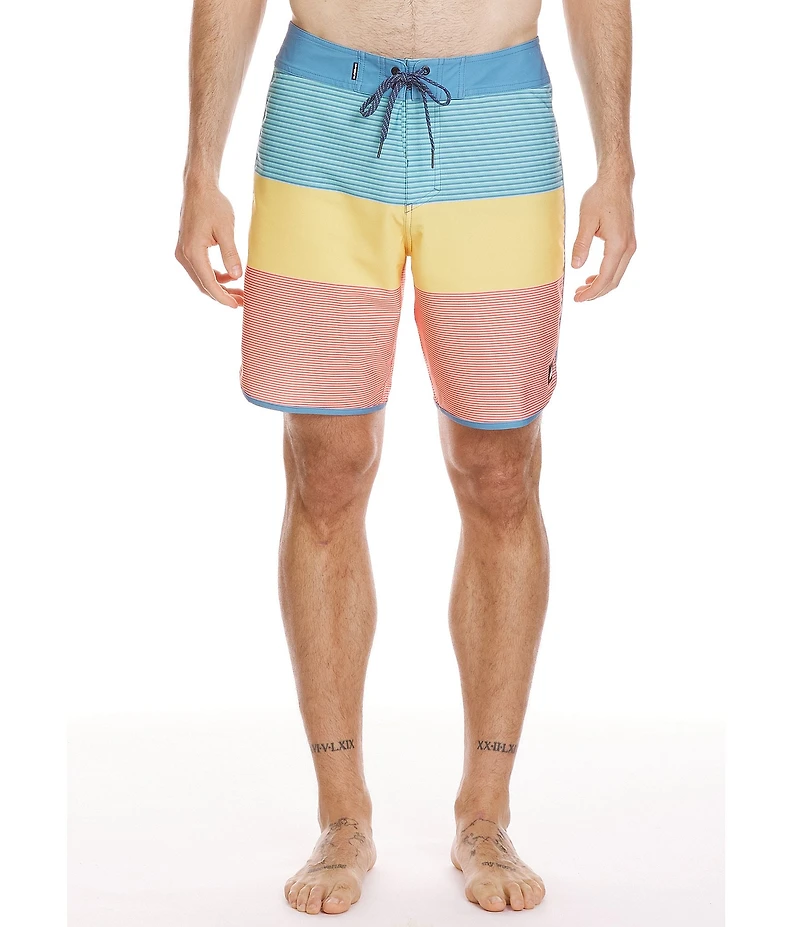 Quiksilver Surfsilk Tijuana 19#double; Outseam Mixed Media Board Shorts