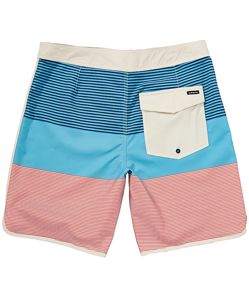 Quiksilver Surfsilk Tijuana 19#double; Outseam Mixed Media Board Shorts