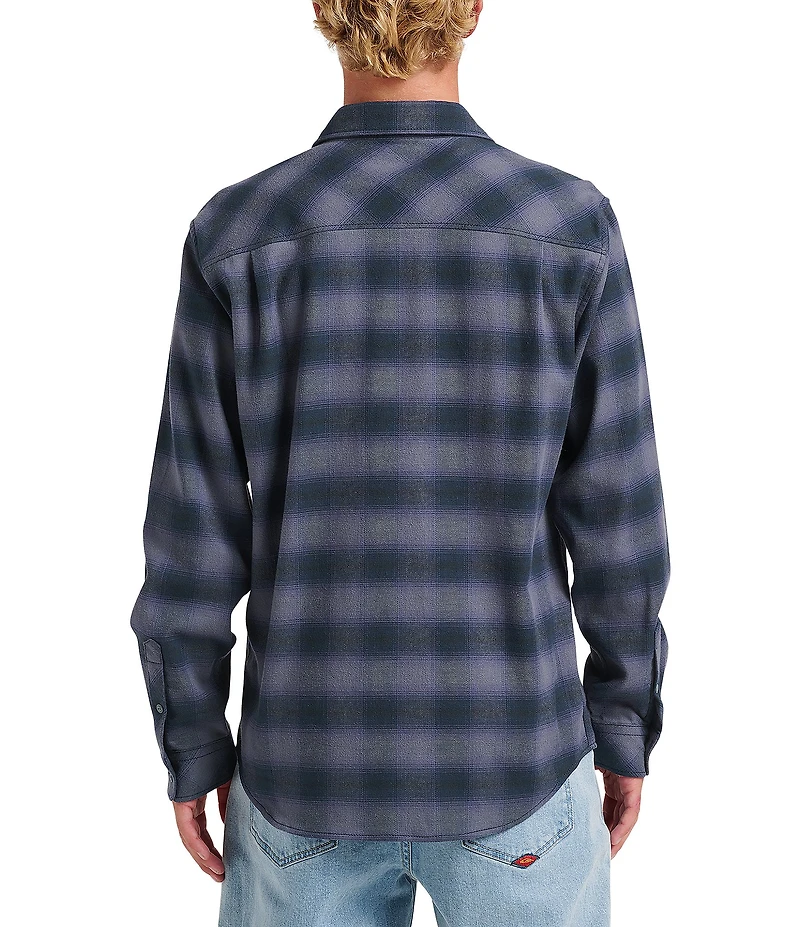 Quiksilver Terrace Long Sleeve Plaid Stretch Flannel Shirt