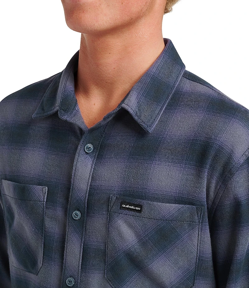 Quiksilver Terrace Long Sleeve Plaid Stretch Flannel Shirt