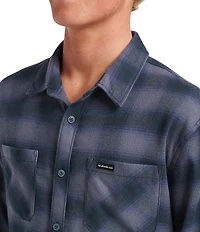 Quiksilver Terrace Long Sleeve Plaid Stretch Flannel Shirt