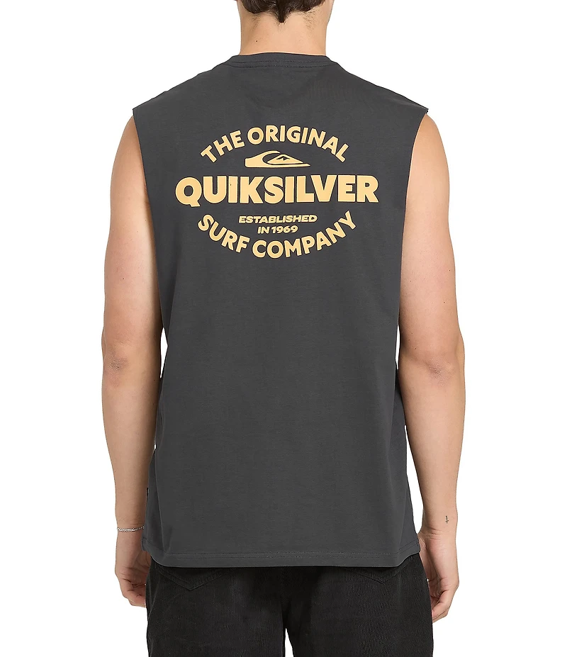 Quiksilver The Shed Oversized Graphic Muscle Tank