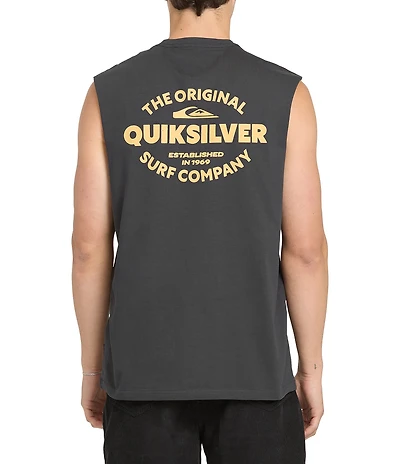 Quiksilver The Shed Oversized Graphic Muscle Tank