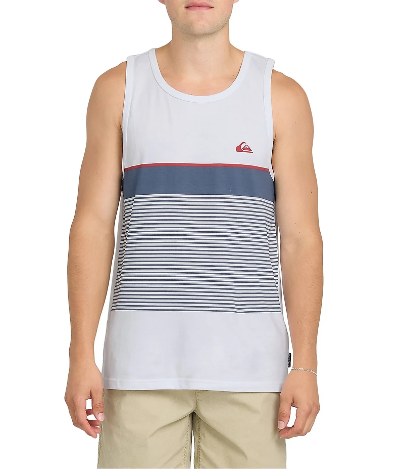 Quiksilver Tijuana Striped Crew Neck Tank