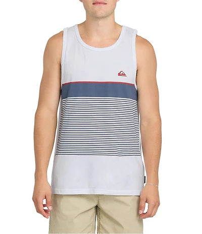Quiksilver Tijuana Striped Crew Neck Tank