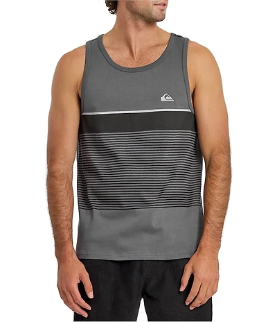 Quiksilver Tijuana Striped Crew Neck Tank