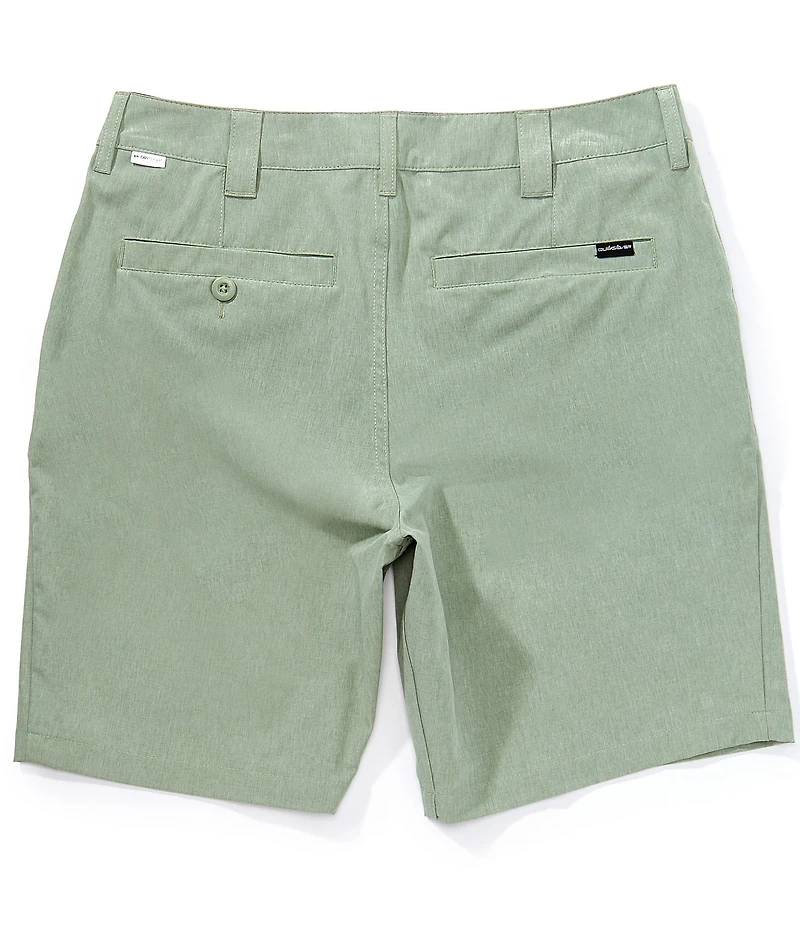 Quiksilver Union Heather Amphibian 20#double; Outseam Hybrid Shorts