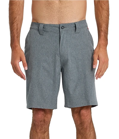 Quiksilver Union Heather Amphibian 9#double; Inseam Hybrid Shorts