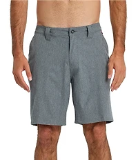 Quiksilver Union Heather Amphibian 9#double; Inseam Hybrid Shorts