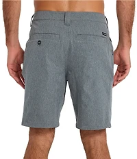 Quiksilver Union Heather Amphibian 9#double; Inseam Hybrid Shorts