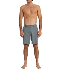 Quiksilver Union Heather Amphibian 9#double; Inseam Hybrid Shorts