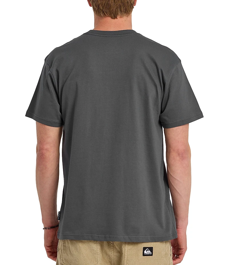 Quiksilver Work Ship Embroidered Short Sleeve T-Shirt