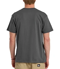 Quiksilver Work Ship Embroidered Short Sleeve T-Shirt