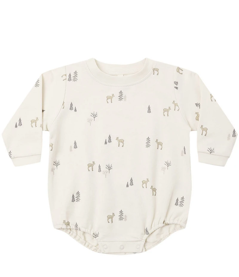 Quincy Mae Baby Boys Deer Bubble Romper
