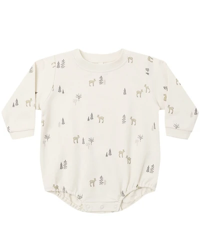 Quincy Mae Baby Boys Deer Bubble Romper
