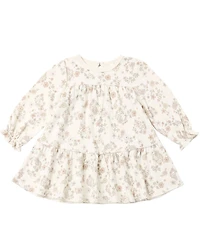 Quincy Mae Baby Girls Floral Vine Cotton Dress