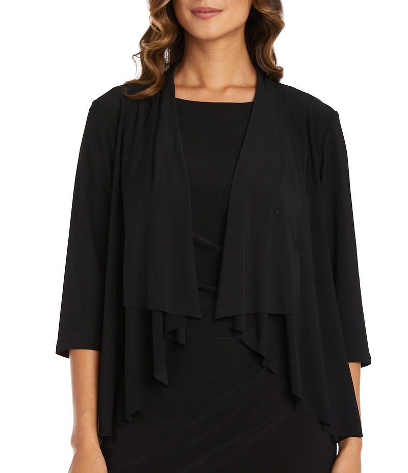 R & M Richards ITY 3/4 Sleeves Swing Shrug