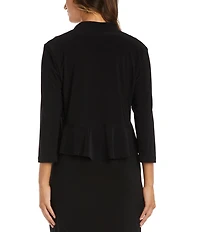 R & M Richards ITY Long Sleeve Ruffle Coverup