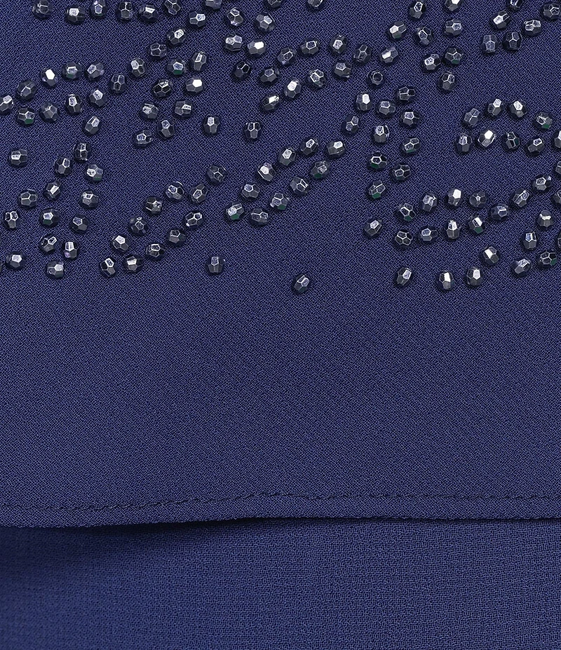 R & M Richards Pebble Georgette Caviar Beading 3-Piece Set