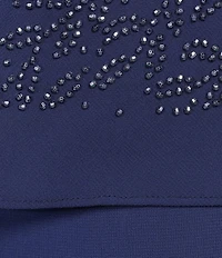 R & M Richards Pebble Georgette Caviar Beading 3-Piece Set