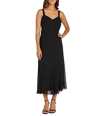 R & M Richards Sweetheart Neck Beaded 2-Piece Jacket Dress