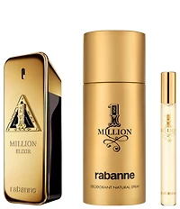 Rabanne 1 Million Elixir Men's 3-Piece Gift Set